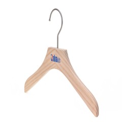 Free laser logo wooden childrens hangers