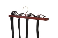 Custom wood 12 display wooden belt hanger