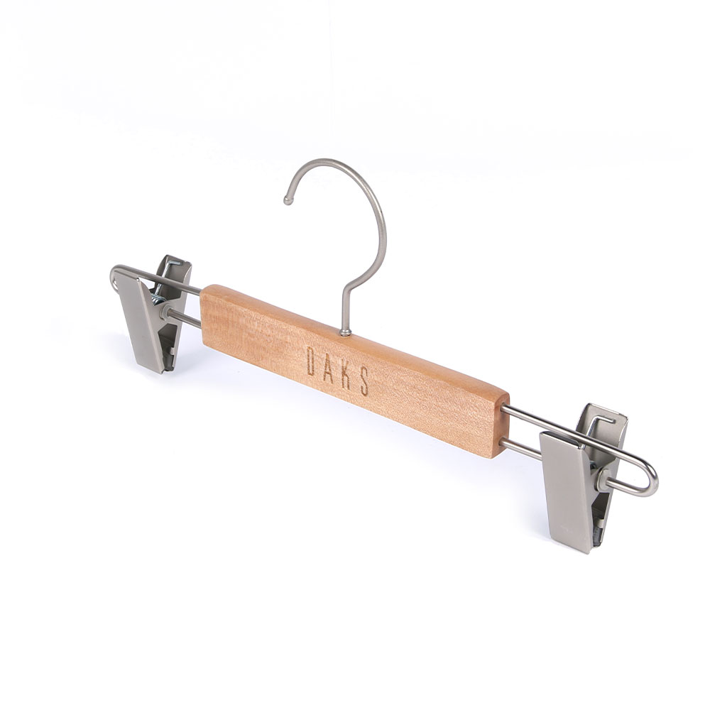 Custom logo wooden kids&adult suit hangers