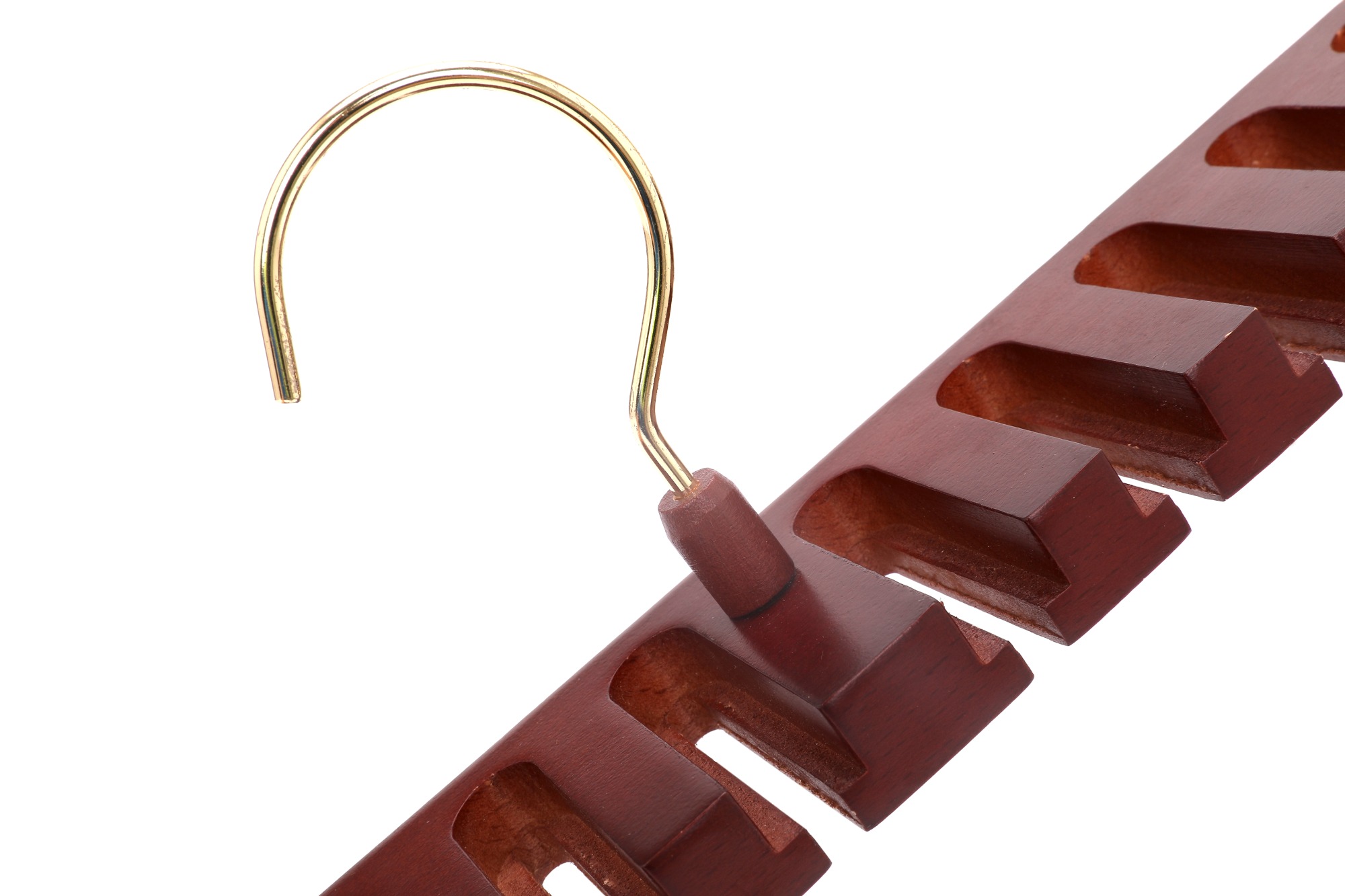 Custom wood 12 display wooden belt hanger