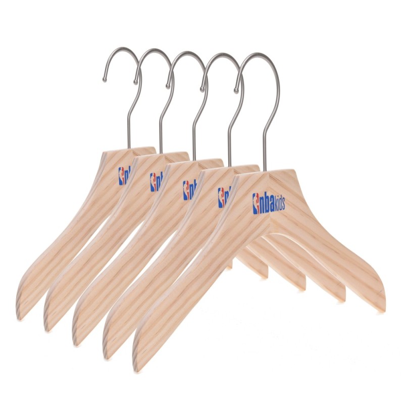 Free laser logo wooden childrens hangers