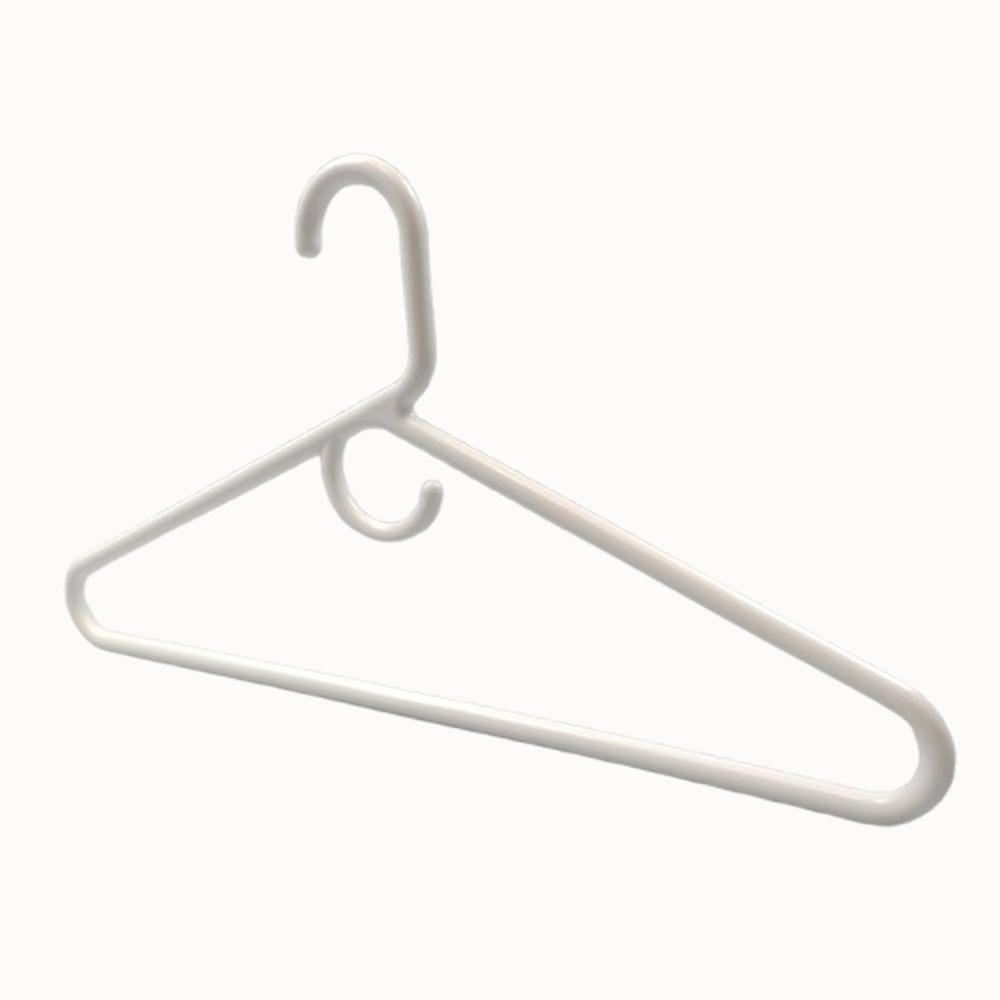 Inquiry factory price custom white plastic hanger
