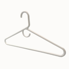 Inquiry factory price custom white plastic hanger