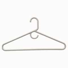 Inquiry factory price custom white plastic hanger