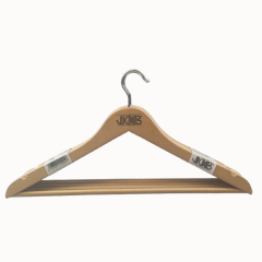 Custom natural wooden hangers multipurpose