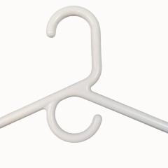Inquiry factory price custom white plastic hanger
