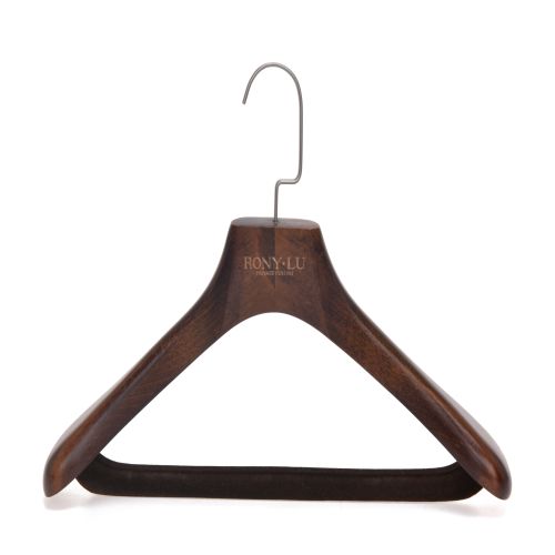 Hotel Custom Branded Wooden Suit Hanger Factory Price