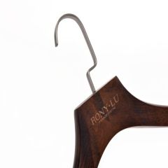 Hotel Custom Branded Wooden Suit Hanger Factory Price