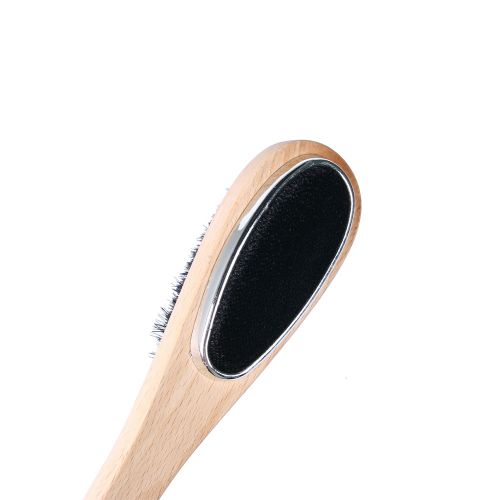 Two-side multifunction wood brush factory custom free engraved Logo