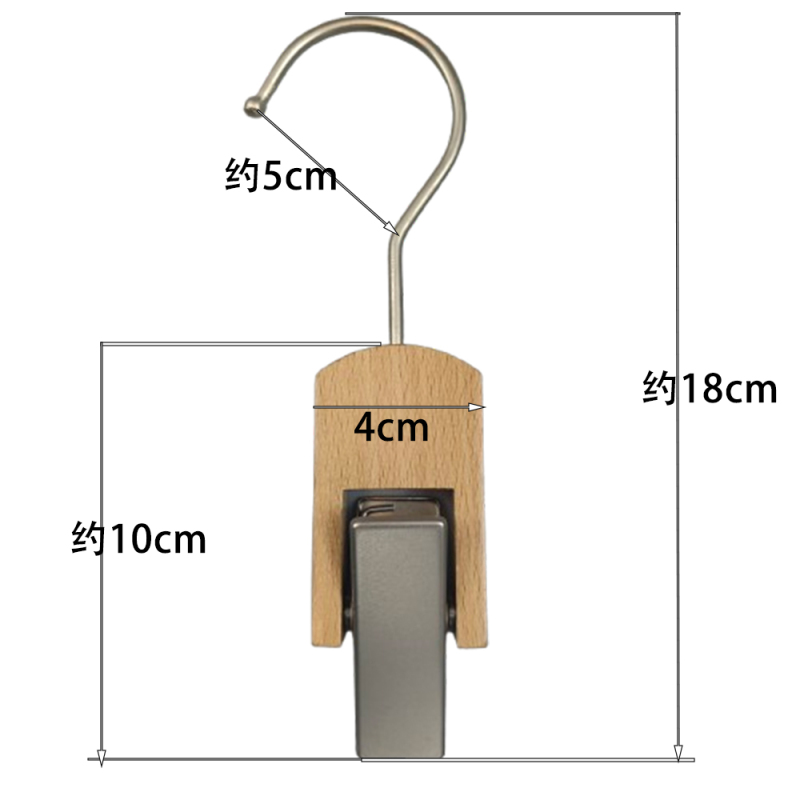 Inspring factory bulk multipurpose wood hair extensions hanger
