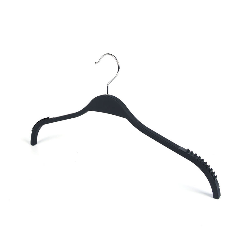 Black series clothes space saving plastic hanger