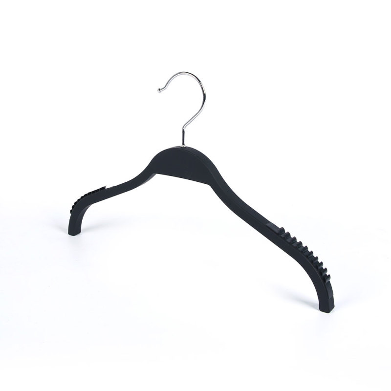 Black series clothes space saving plastic hanger