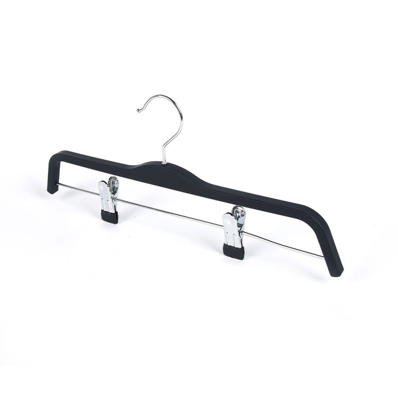 Black series clothes space saving plastic hanger