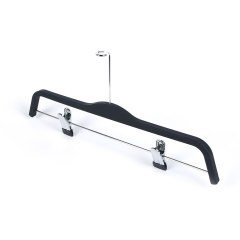 Black series clothes space saving plastic hanger
