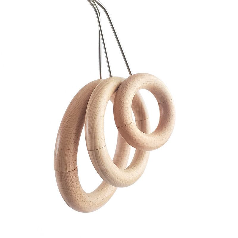 Custom wood tie scarf coat hangers for scarves