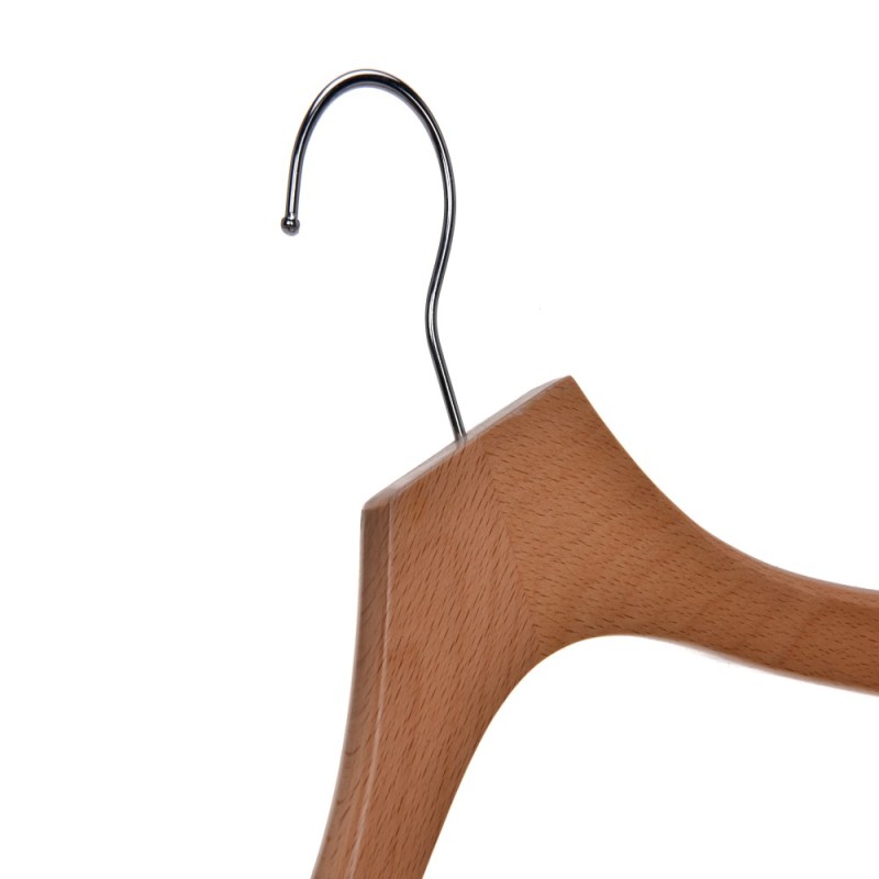 Wide Shoulder Clothes Wooden Pants Hanger Bar