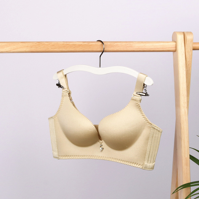 Custom wood multipurpose bra pants hangers with metal clips