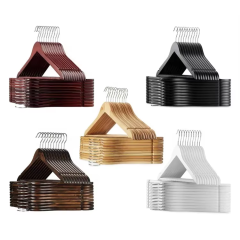 Wholesale Free Logo Wooden Custom Suit hanger
