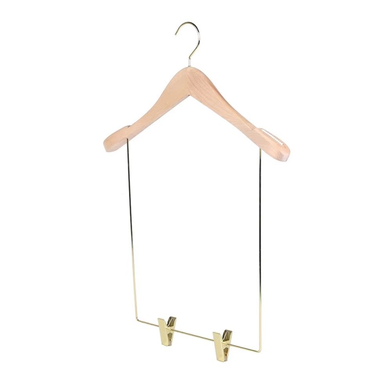 Best Wooden Jumper Infant Clothes Hangers with Clips