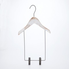 Custom Wooden Childrens Suits Hangers with Clips