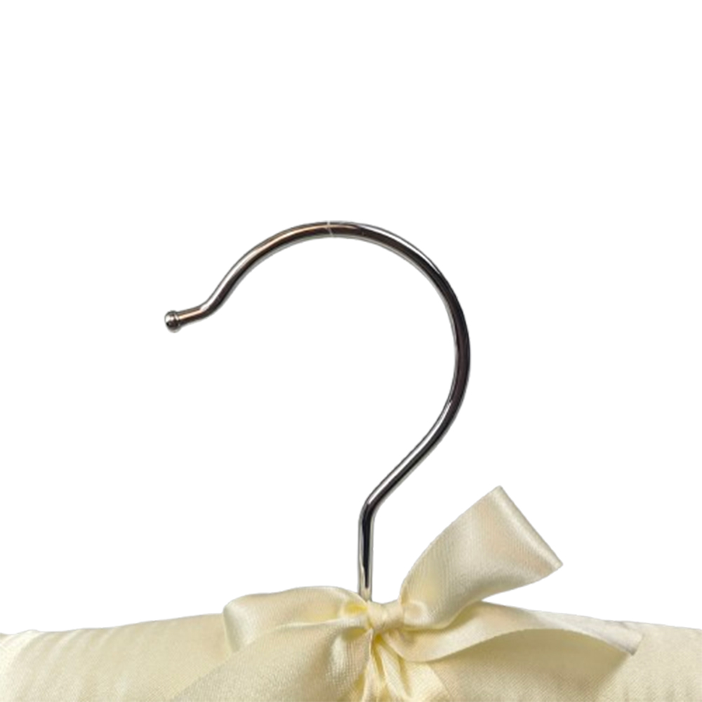 Custom anti slip satin padded hangers