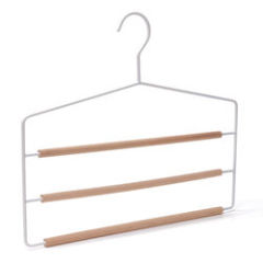 Factory wood magic pants multipurpose trouser hanger