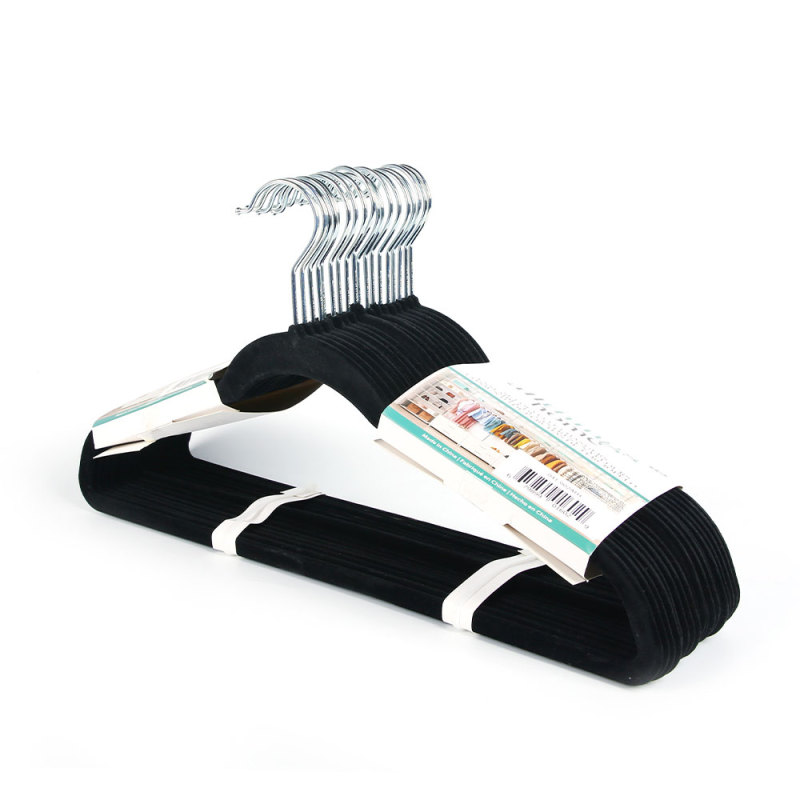 Inspring premium custom velvet baby flocked hanger clothes hangers