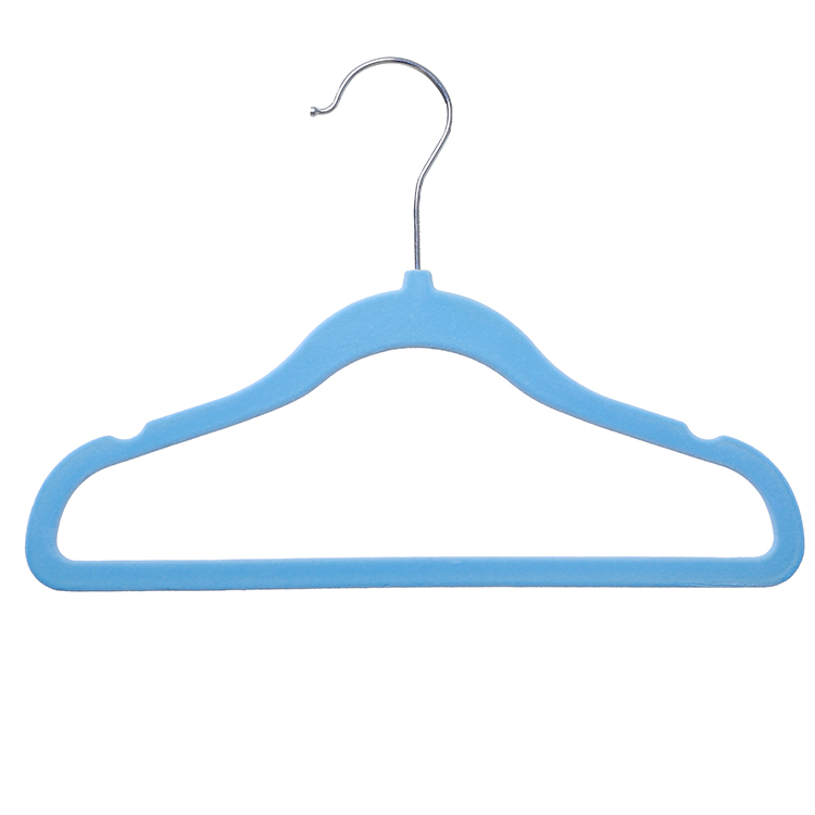 Inspring premium custom velvet baby flocked hanger clothes hangers