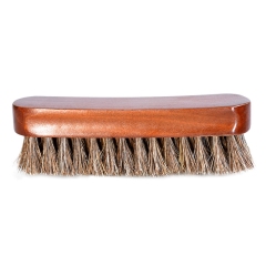Custom engraved Logo boot cleaning wood bristle brush