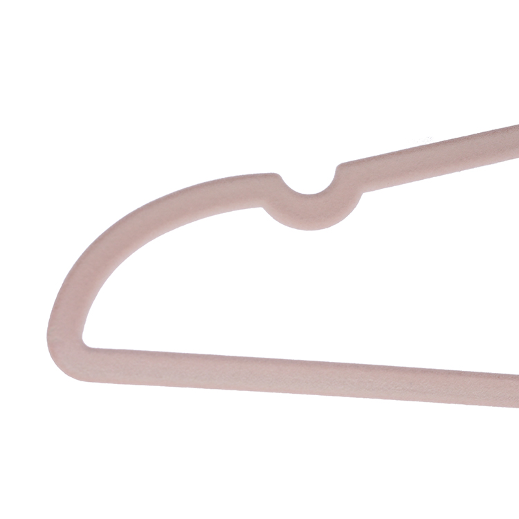 notched velvet hanger