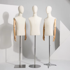 Adjustable wooden fabric sewing mannequins boutique for display