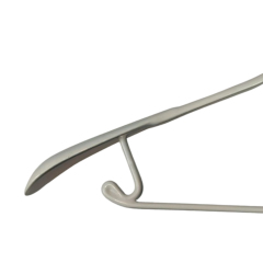 Multipurpose space save wide shoulder hanger PVC Coat metal Hangers