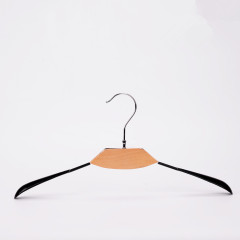 Inspring custom wood clothes metal hanger with pvc coated
