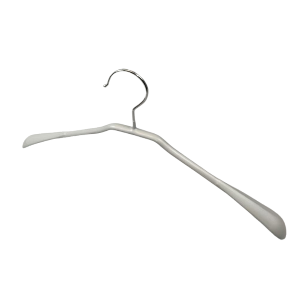 Multipurpose space save wide shoulder hanger PVC Coat metal Hangers
