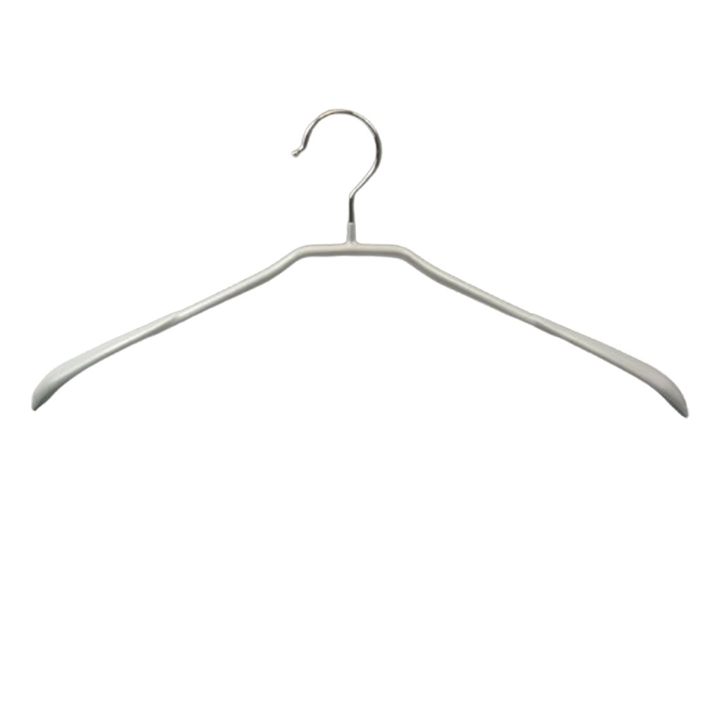 Multipurpose space save wide shoulder hanger PVC Coat metal Hangers