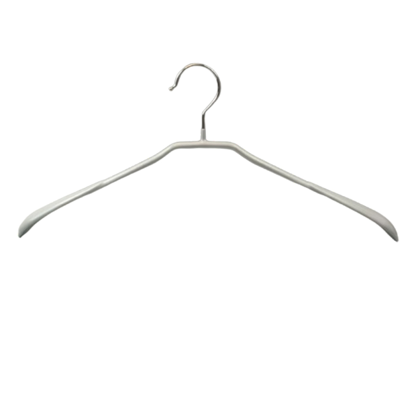 Multipurpose space save wide shoulder hanger PVC Coat metal Hangers