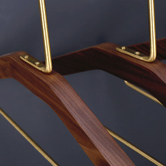 Wooden clothes hangers walnut wood coat hanger