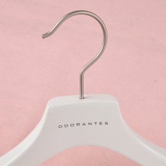 Wholesale white wooden clothes hangers