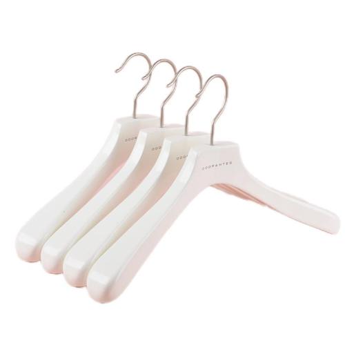 Wholesale white wooden clothes hangers