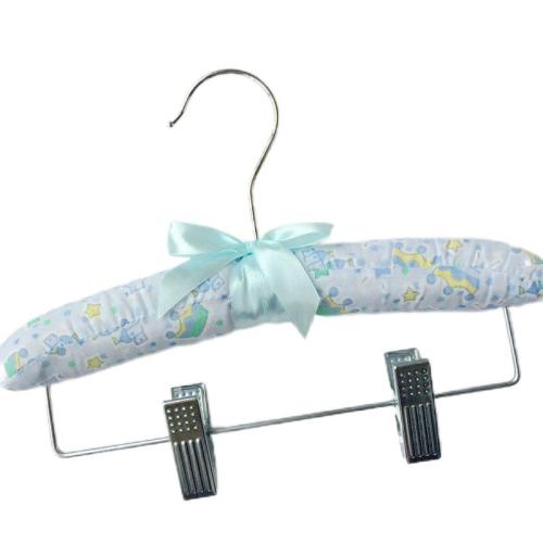 Padded Baby Dress Hanger Pants Hangers with Clips