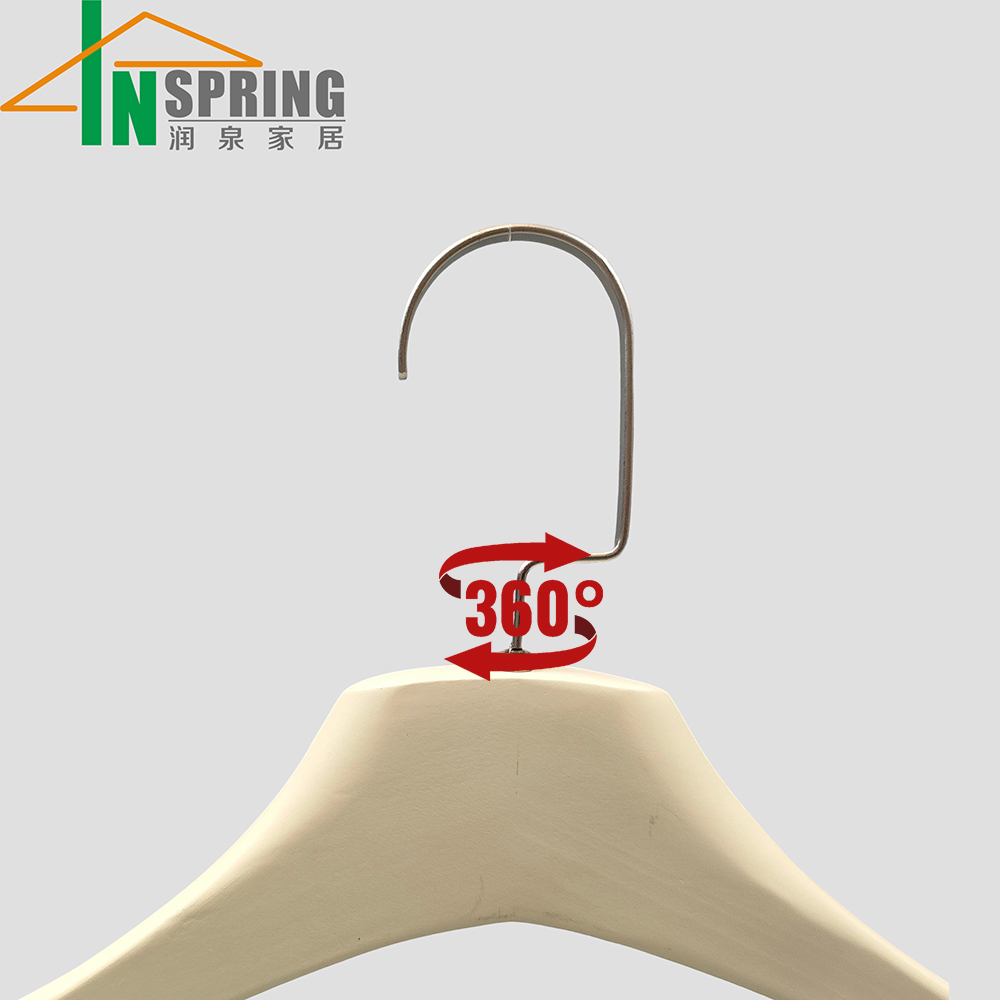 Luxury Women Clothes Wide Shoulder Wooden Hanger Custom Colors