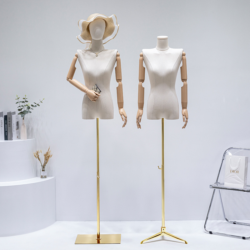 PE women clothes boutique display full body mannequins
