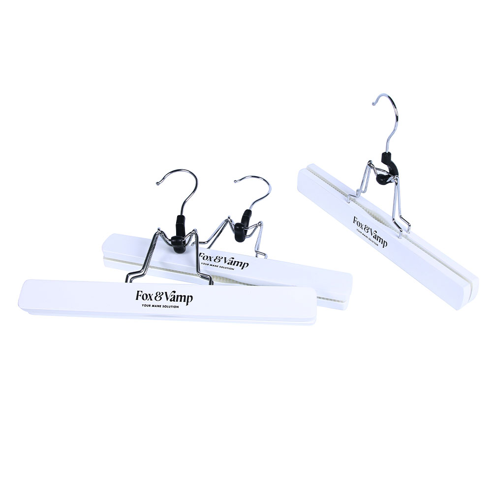 Wooden multipurpose clamp custom household pants hanger