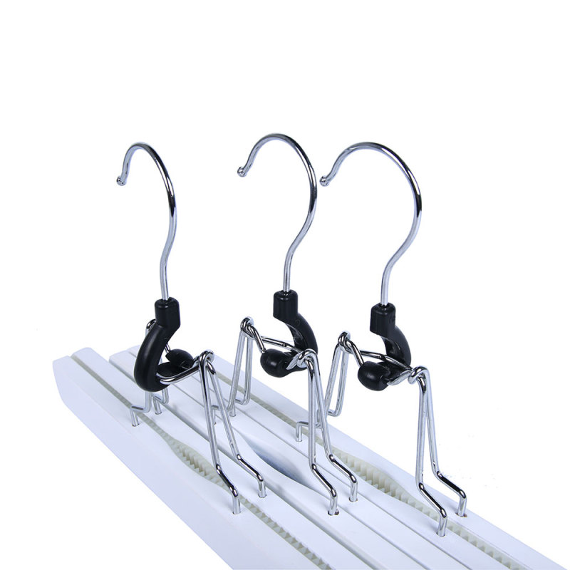 Wooden multipurpose clamp custom household pants hanger