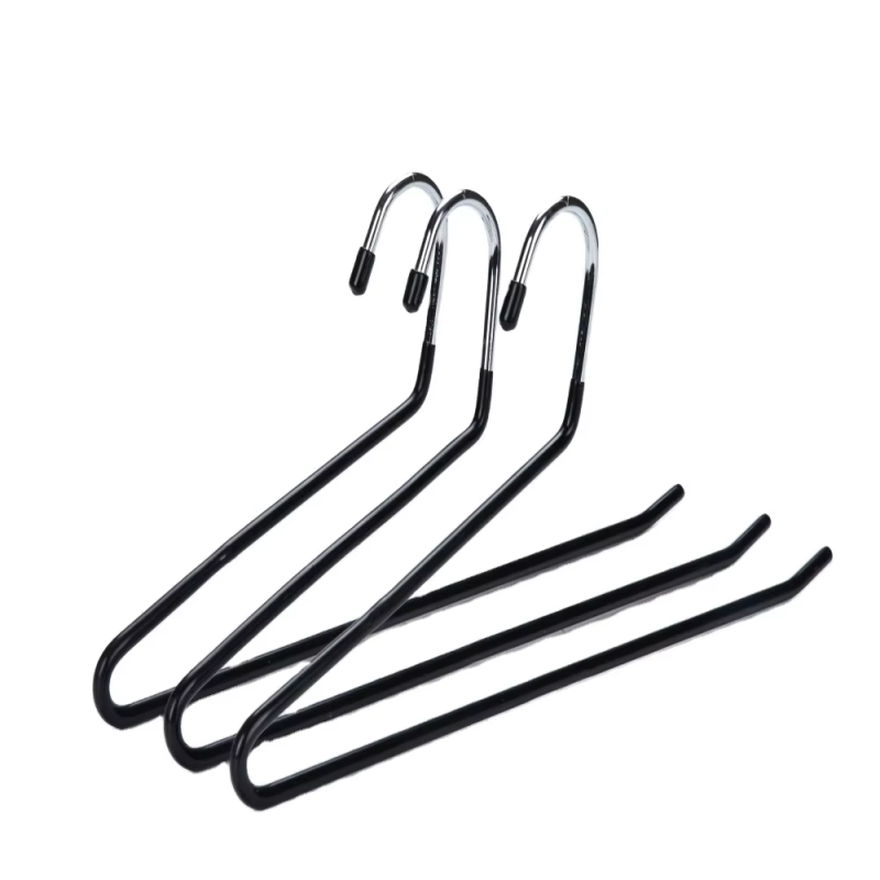 Fast delivery space saving multipurpose open ended metal hangers