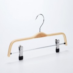 Custom Multipurpose Wooden Skirt Hangers for Pants