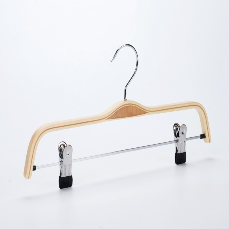 Custom Multipurpose Wooden Skirt Hangers for Pants