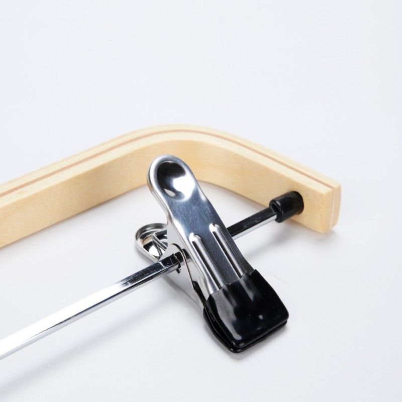 Custom Multipurpose Wooden Skirt Hangers for Pants