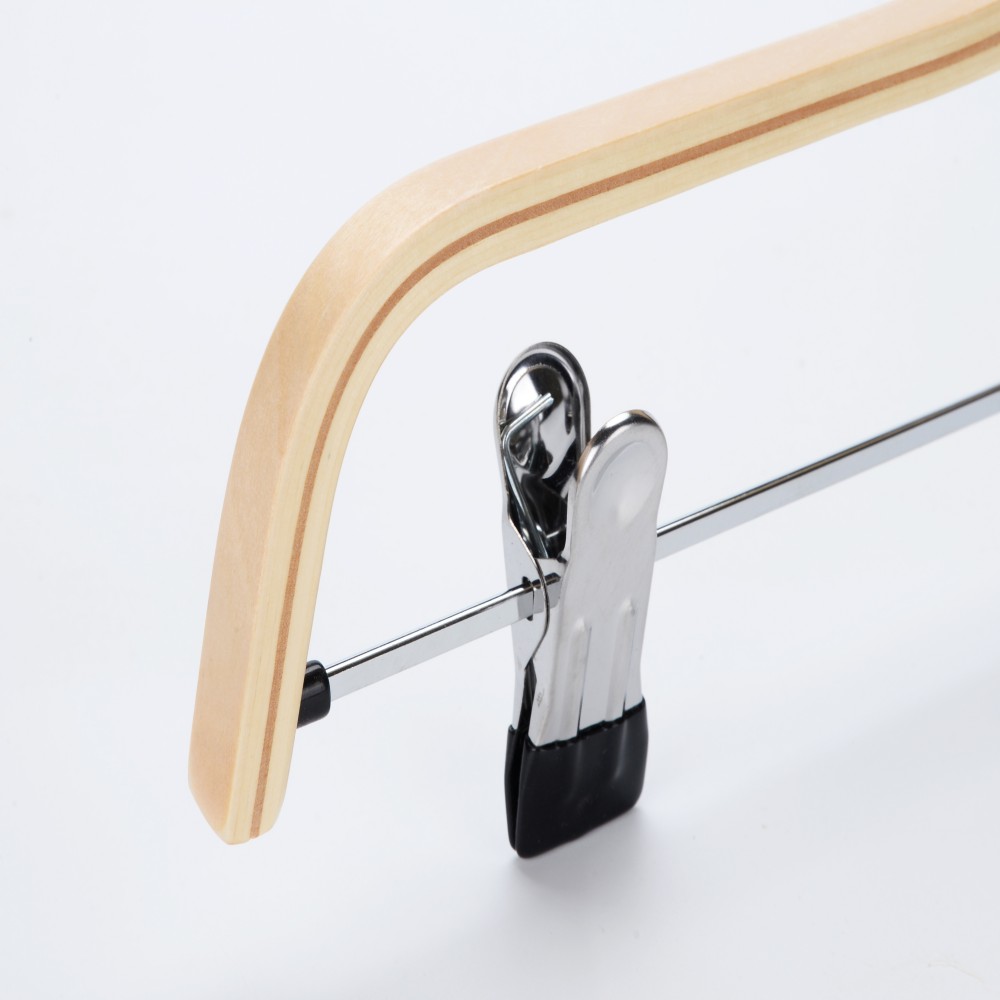 Custom Multipurpose Wooden Skirt Hangers for Pants