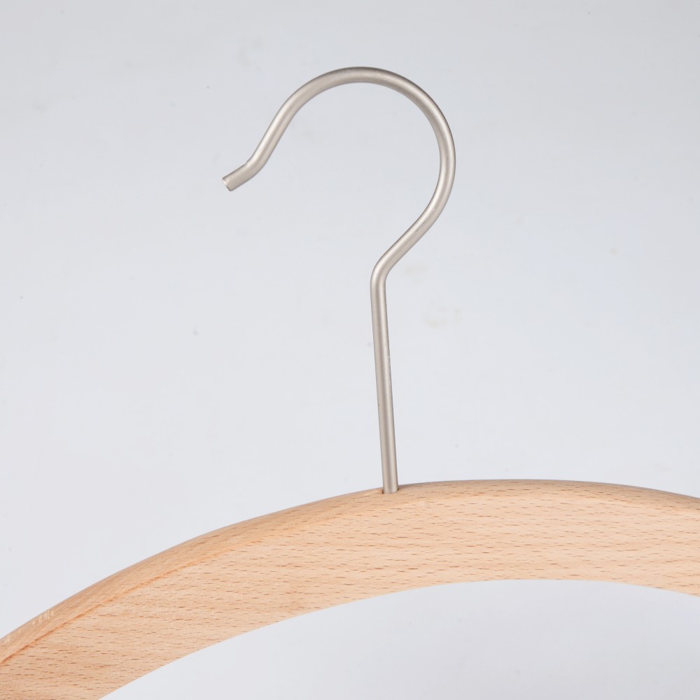 Factory Custom hanger with clip Wooden Hangers